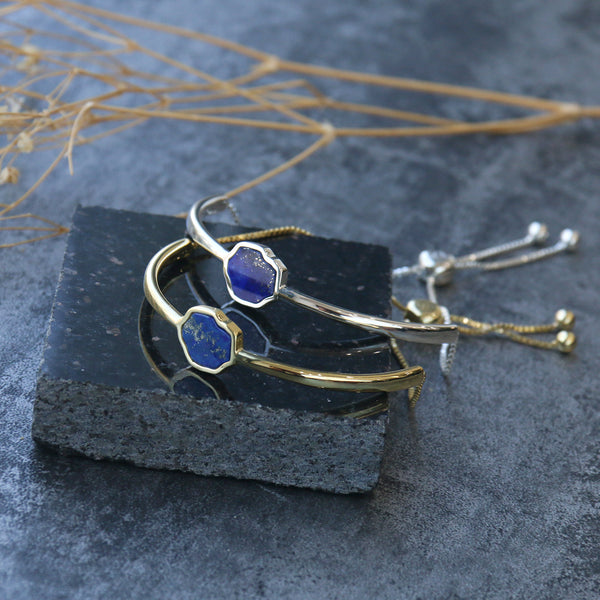 STRENGTH - Lapis Lazuli Adjustable Bracelet