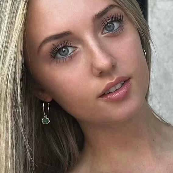 LUCK - Malachite Stone Charm & Hoop Earrings (Silver)