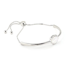Load image into Gallery viewer, PEACE - Mother of Pearl Adjustable Bracelet
