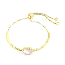 Load image into Gallery viewer, PEACE - Mother of Pearl Adjustable Bracelet
