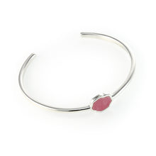 Load image into Gallery viewer, LOVE - Rhodonite Single Stone Cuff
