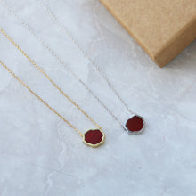 Load image into Gallery viewer, MOTIVATION - Carnelian Single Stone Necklace
