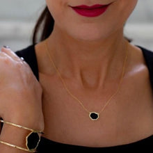 Load image into Gallery viewer, CONFIDENCE - Black Onyx Single Stone Necklace
