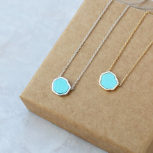 Load image into Gallery viewer, PROTECTION - Turquoise Single Stone Necklace

