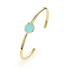 Load image into Gallery viewer, PROTECTION - Turquoise Single Stone Cuff
