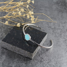 Load image into Gallery viewer, PROTECTION - Turquoise Single Stone Cuff
