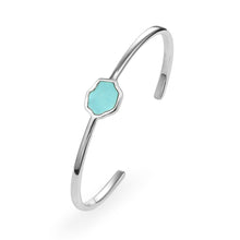 Load image into Gallery viewer, PROTECTION - Turquoise Single Stone Cuff
